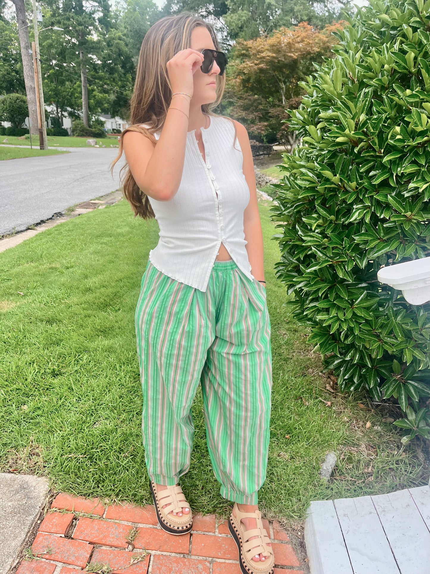 Summer Striped Pants
