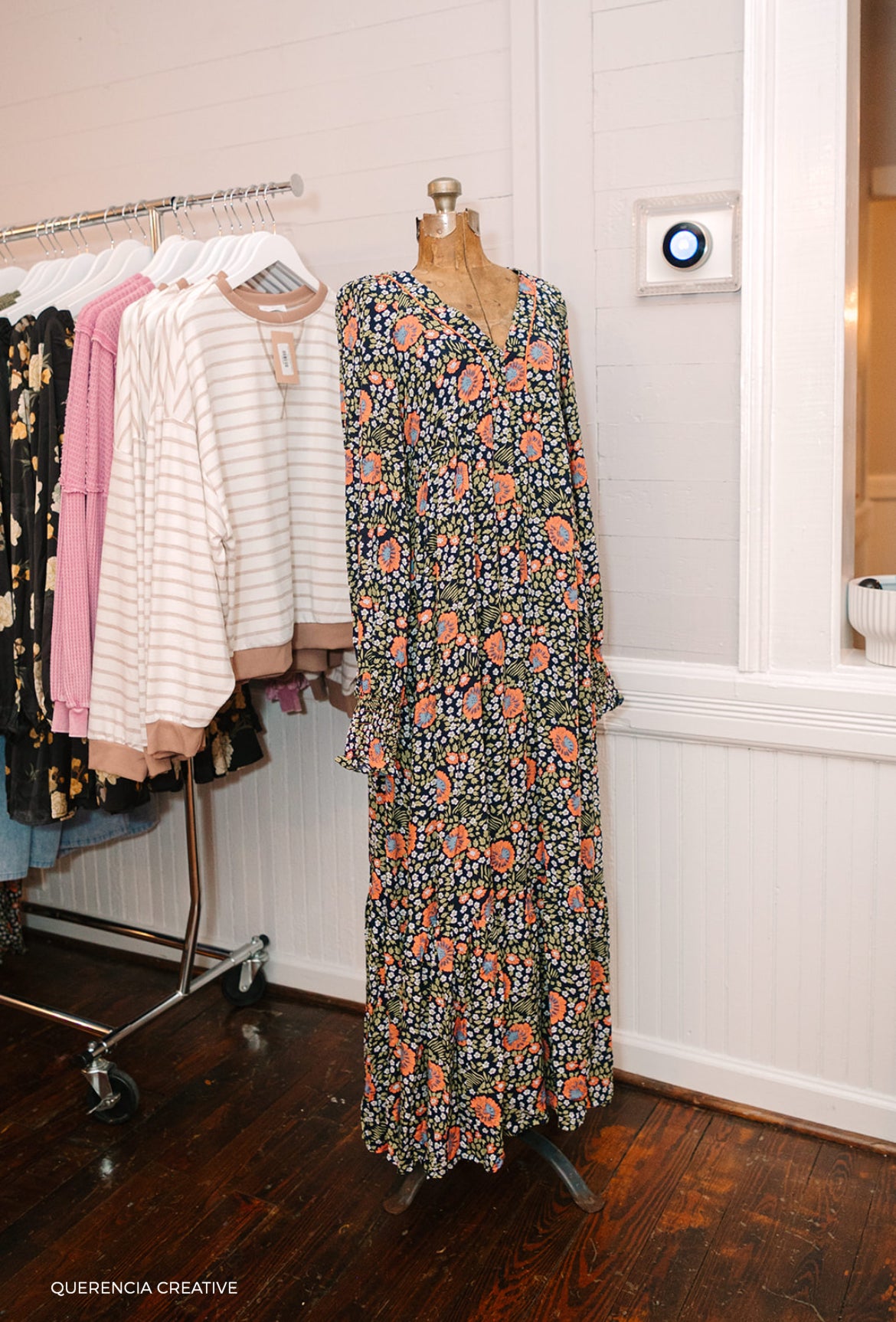 Boho Blooms V-Neck Maxi