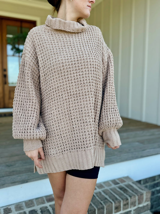 Chunky Knit Turtleneck