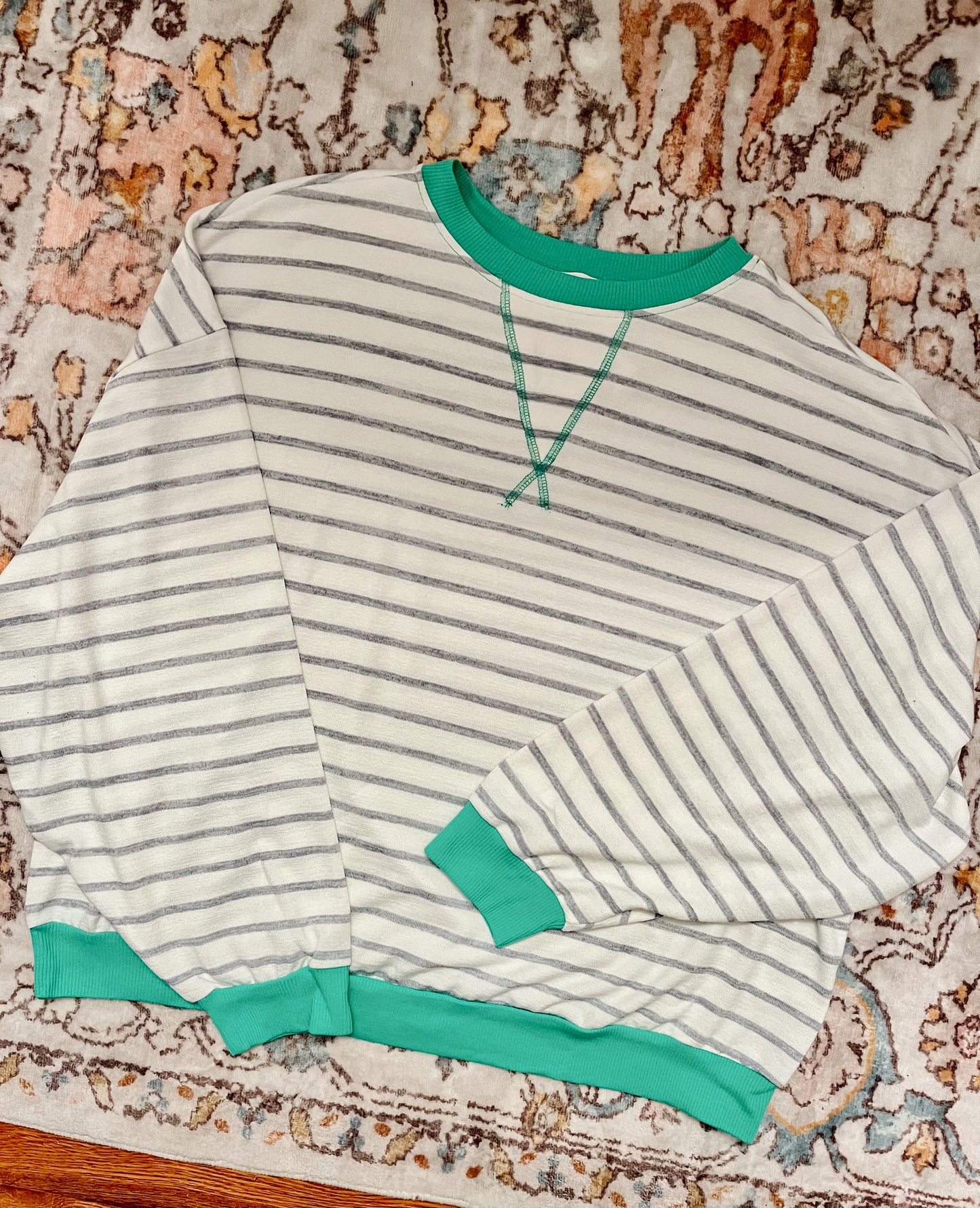 Easy Does It Striped Pullover