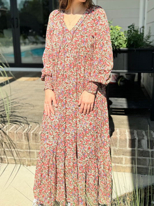 Smell the Roses Floral Maxi